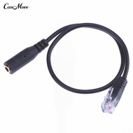 20cm 35mm OMTP Smartphone Headset to 4P4C RJ9/RJ10 Phone Adapter Cable Cord