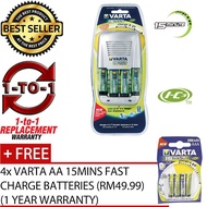 Vym7 [MAZE TRADING] Varta 15 minutes Charge & Go AA Battery Charger Suitable For Camera Flash Light 