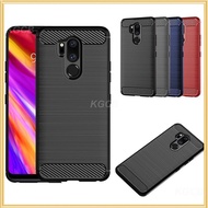 Mobile one Case Anti-fall Protective Box Carbon Fiber For Lg G7 Thinq G7 One Silicone Case Shockproof Protective Shell C