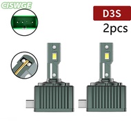 CISWGE หลอดไฟหน้ารถยนต์แบบ D1S D3S 12000LM หลอดไฟ LED สำหรับ D4S D8S D2S ไฟหน้ารถยนต์หลอดไฟอัตโนมัติ