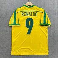 RETRO RETRO || BRAZIL HOME JERSEY 1998 NNS RONALDO HK