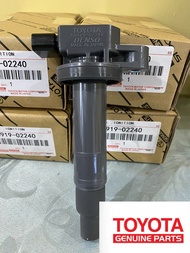(1ชิ้น)คอยล์จุดระเบิด Toyota Vios(วีออส) ปี03-12  Toyota Yaris ปี 06-12 (Made in Japan) PART NO 9091
