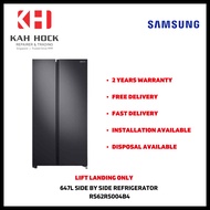 SAMSUNG RS62R5004B4/SS 647L SPACEMAN SIDE BY SIDE REFRIGERATOR - 2 YEARS MANUFACTURER WARRANTY + FREE DELIVERY