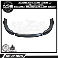 Toyota Vios 2018-2020 GEN 4 Front Bumper Lip Chin (Black)