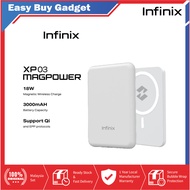 Infinix XP03 2in1 Magnetic Power bank + Charging Wireless Pad 18W fast charge (INFINIX ORIGINAL)