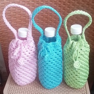 Sarung Botol Minum rajut / Tas Botol 500 ml Rajut / Tas Botol Minum rajut