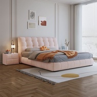 A04 Side Bed Puff Marshmallow Bed Fabric Bed Double Bed Bed Bed Lift Bed Storage Bed Bed Set Bed Fra