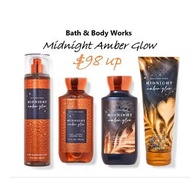 現貨｜BBW $78up Midnight Amber Glow Fine Fragrance Mist Body Cream Body Lotion Bath Gel Shower Gel USA Bath and Body Works