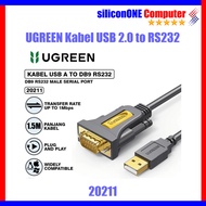 UGREEN USB 2.0 to RS232 Male COM Series PDA 9 DB9 Pin Cable 20211