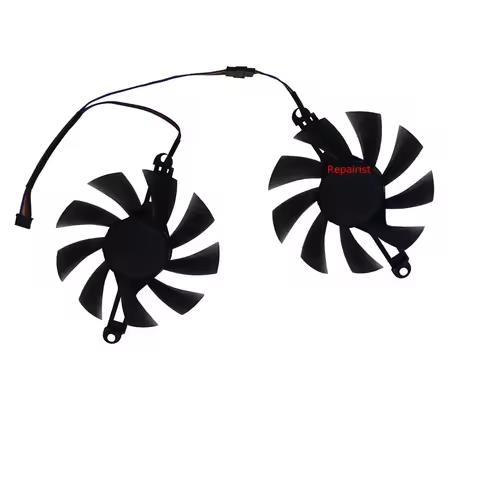 2Pcs/Set,85MM Diameter,98MM Mounting Distance,Video Card Fan,FL801512VB,For ENVINDA RX 580 8GB 2048s