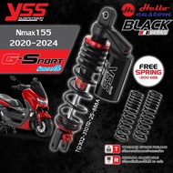 โช้คหลัง YSS G-SPORT [Black Series] สำหรับ NMAX 2020 - 2024  (TG302-310TR-25-888A) โช้คแก๊ส Nmax155