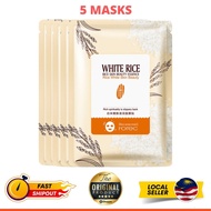 ORIGINAL ROREC Rice White Facial Mask Bundle 5Pcs