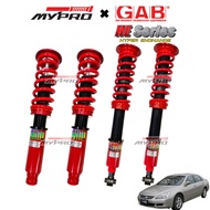 Gab ( HE Series ) Adjustable Absorber High Low ( BodyShift ) for Honda Accord CL7 CL9 2003-2007