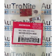 Disc Brake Bolts Brake DiscBolt 8X24 90105-KGH-900 Original HONDA Genuine parts 90105KGH900