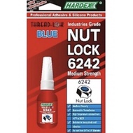 HARDEX THREAD LOCK NUT LOCK 6242 MEDIUM STRENGTH BLUE 10ML
