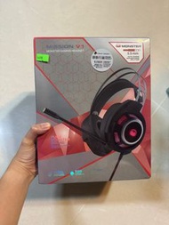 [全新未拆]【香港行貨】 Monster Mission V1 Gaming Headset 7.1環繞音效頭戴式電競耳機