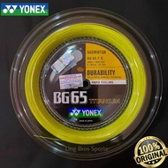Yonex BG 65 Titanium Coil String 200m 100% Original From Yonex Sunrise