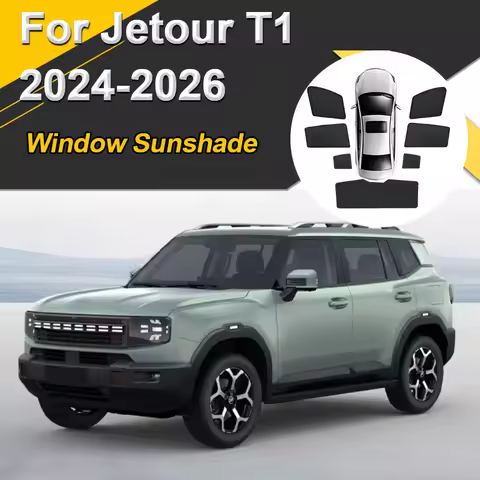 Car Sun Shades For Jetour T1 2024 2025 2026 Freedom Shanhai T1 Sunshades Magnetic Heat Insulation Wi