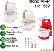 PHILIPS MIXER DUDUK HR-1559 DENGAN MANGKUK BERPUTAR 170W