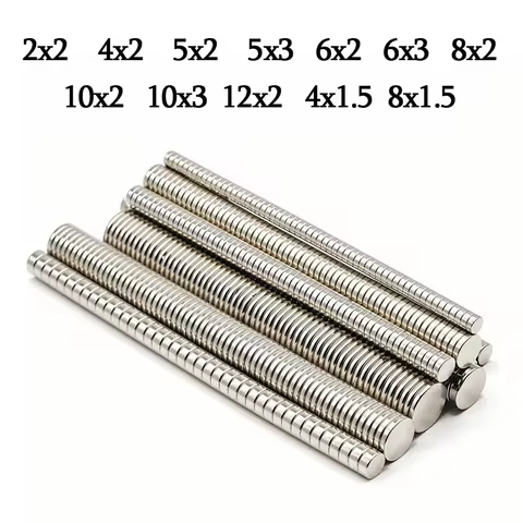 Super Strong Round Neodymium Magnet Powerful Magnets N35 small Permanent Magnetic NdfeB 2x2 4x2 5x2 