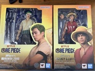 Bandai Netflix One Piece SHFiguarts 索隆 & 路飛 shf 真骨雕 zoro luffy