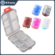 10 Grids Medicine Storage Organizer Case Box Portable Med Pill First Aid Kit Container