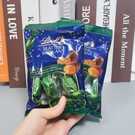 EA Imported Lindt Hazelnut Filled Chocolate Crisp Christmas Limited Edition Candy 90g Office Casual Snack Christmas Gift