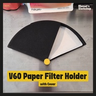 V60 Paper Filter Holder with Cover - Anti-Dust V60 Paper Filter Storage V60 Dripper V60 Filter Paper