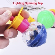 Glow LED Spinning Top Toy Mainan Gasing Berputar Berlampu Untuk Budak Hadiah Tadika