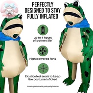 YANGWEN Funny Frog Costume Party Costume Cartoon Character Cosplay Costume Inflatable Costume Frog S