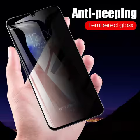 3D Privacy Tempered Glass For Xiaomi Mi 9 Lite 9 SE Play 9X A3 Mix 3 Anti-spy Screen Protectors For 