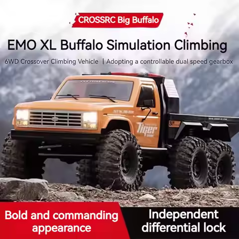 CROSSRC EMO XL Big Buffalo 1/8 Brushless Remote Control Electric Climbing Vehicle 6x6 Drive Off Road
