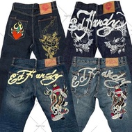 y2k jeans baggy jeans men y2k loose jeans men E-Commercial Style Street Jeans Men Y2K Printed Hip-Ho
