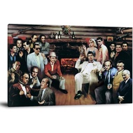 IFUNEW Mob Gangster Movie Poster Decorative Painting Canvas Wall Art Living Room Posters Bedroom Pai