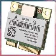 (F B S V)RTL8822CE 1200Mbps 2.4G/5Ghz 802.11AC WiFi Card Network Mini PCIe Bluetooth 5.0 Support Lap