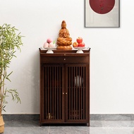 Chinese Floor Home Antique Altar Living Room Bamboo Console Tables Altar Buddha Shrine Storage Cabinet Lucky Table