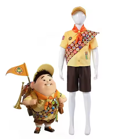 Child's Yellow Wilderness Explorer Uniform Costume For Boys Girls Halloween Dress Up The Wilderness 