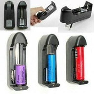 Charger Baterai 18650 1Slot 1 Slot Charger Vape Vapor Battery Grosir