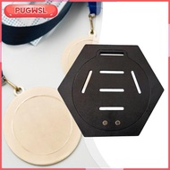 [pugwsl] Wall Mount Medal Display Stand, wooden Award Holder, Award Display Rack for Sports Soccer, 