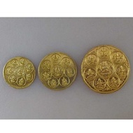 Brass Asthalaxmi Coin - 1pc
