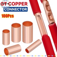 LAMOO 100Pcs Wire Terminal Crimp, Cable Connector Kit Hole Passing GT Copper Terminal Connecting Tub