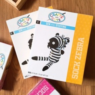 ถุงเท้า ม้าลาย Zebra DIY Sock doll แบรนด์ Craft &amp; cute พร้อมส่ง
