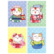 Cat Print Fabric C28