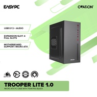 ▁ ❁ ۩ ▯ ♞EasyPC |Ovation Trooper Lite 1.0 Micro ATX PC Case with 700w PSU Black