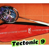 Li Ning Badminton Racket Tectonic 9 Carbon Professional high-end badminton racket  professional game offense
