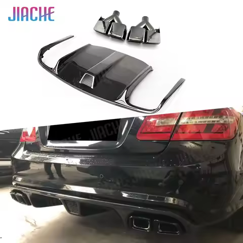 Car Rear Diffuser With Exhuast Tips For Benz E Class W207 C207 Coupe E260 E300 E350 Sport Coupe 2009