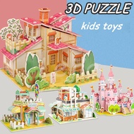 DIY Home Foam Material Puzzle toys 3D House Educational Puzzle toys three-dimensional Puzzle/ 3D thr