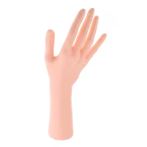 Hand Mannequin Black Female Vinyl Arm Model for Jewelry Display Rings Gloves Retail Store Exhibition