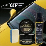 GF CAR CARE - COMBO I -GF GLASS COATING & GLASS POLISH POWDER -REMOVE WATERMARK , OIL FILM. WATERPRO