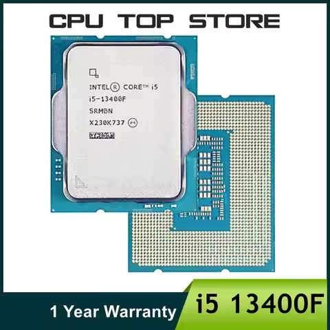 Intel Core i5 13400F 2.5GHz 10-core 16-thread CPU processor L3 = 20M 65W LGA 1700 No Fan
